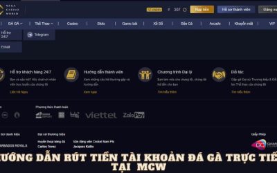 Hướng Dẫn Rút Tiền Tài Khoản Đá Gà Trực Tiếp Tại Nhà Cái MCW